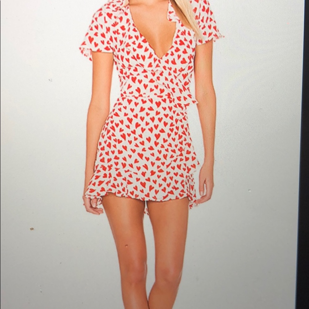 Beach riot hearts dress